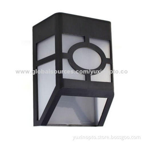 Light sensor LED solar wall lamp
